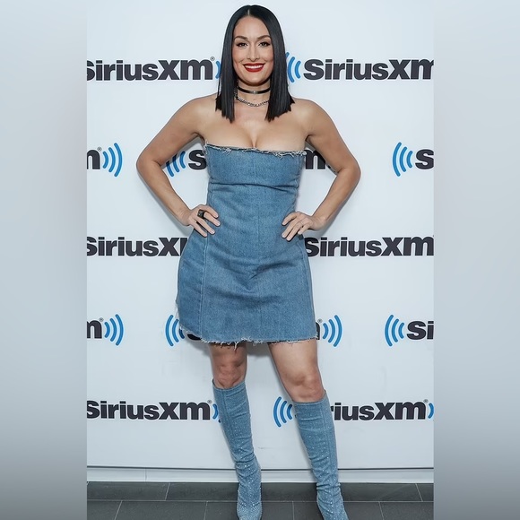 GIA BORGHINI x RHW for FWRD Denim Crystal Boot in Medium Denim 39 - Picture 3 of 10